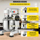 SucceBuy Electric Dough Machine Stainless Steel Commercial Cream