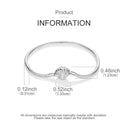 Bracelet Sterling Silver Snowflake Heart
