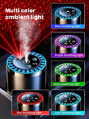 Rechargeable car aroma diffuser, aromatic essential oil, colorful lights, romantic starry sky lights, bedroom gift