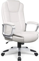 Office Desk Chair High Back Ergonomic White Computer