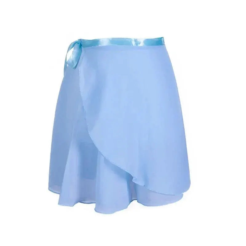 Elegant Ballet Chiffon Skirt And Floral Leotard Dance Wear