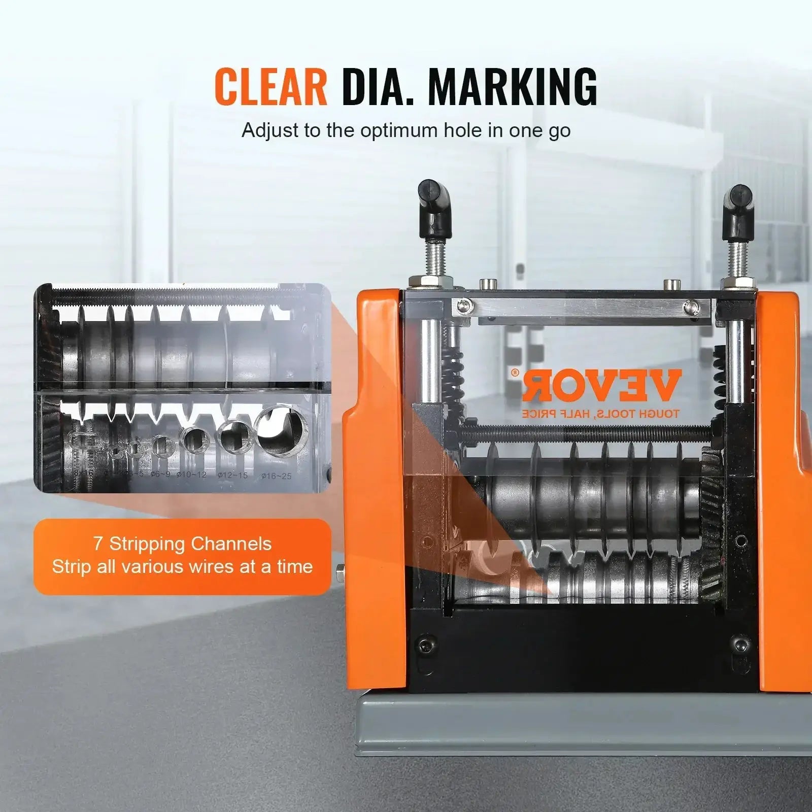 VEVOR Electric Wire Stripping 60W For Copper Recycling