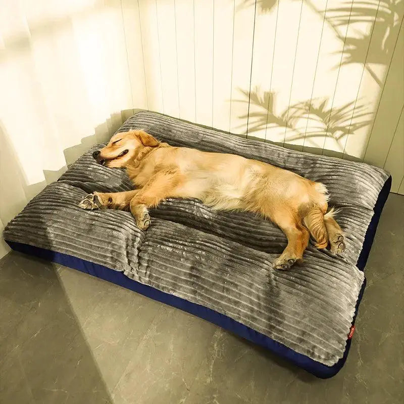 Pet Mat Corduroy Cotton Winter Dog Bed For Large Dogs