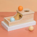 Montessori Macaroon Color Spinning Drum Matching Coin Box