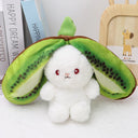 Cute Fruit Rabbit Stuffed Animals Transform Cuddly Bunny Plush Toy
