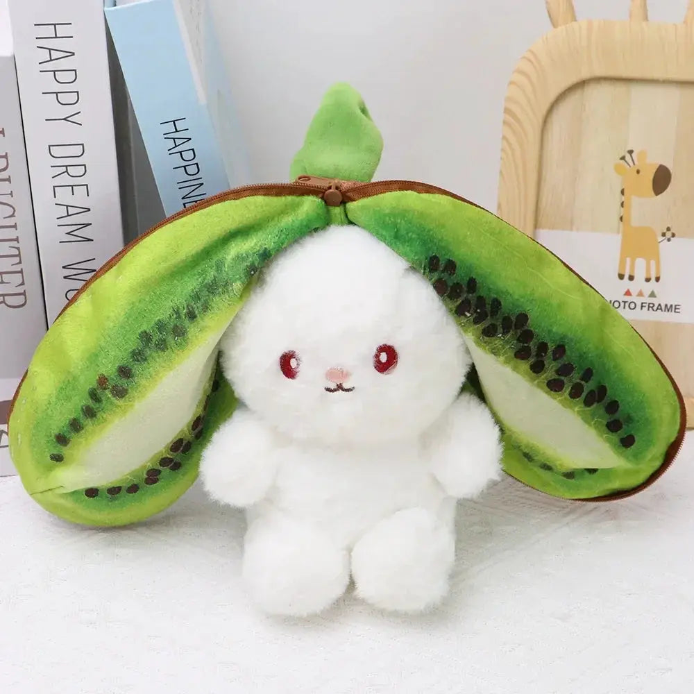 Cute Fruit Rabbit Plush Transforming Bunny Stuffed Toy