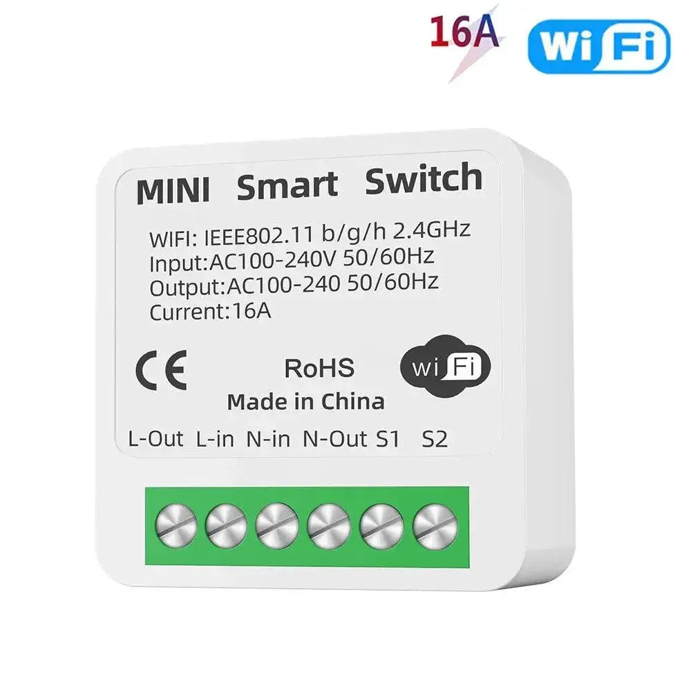 16A WiFi Smart Switch With Energy Monitor And Voice Control