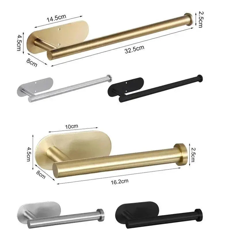 Stainless Steel Paper Towel Holder Easy Install Rustproof