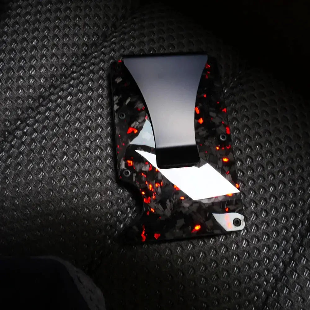 Forged Carbon Fiber Card Holder Wallet Men RFID Slim Luxury