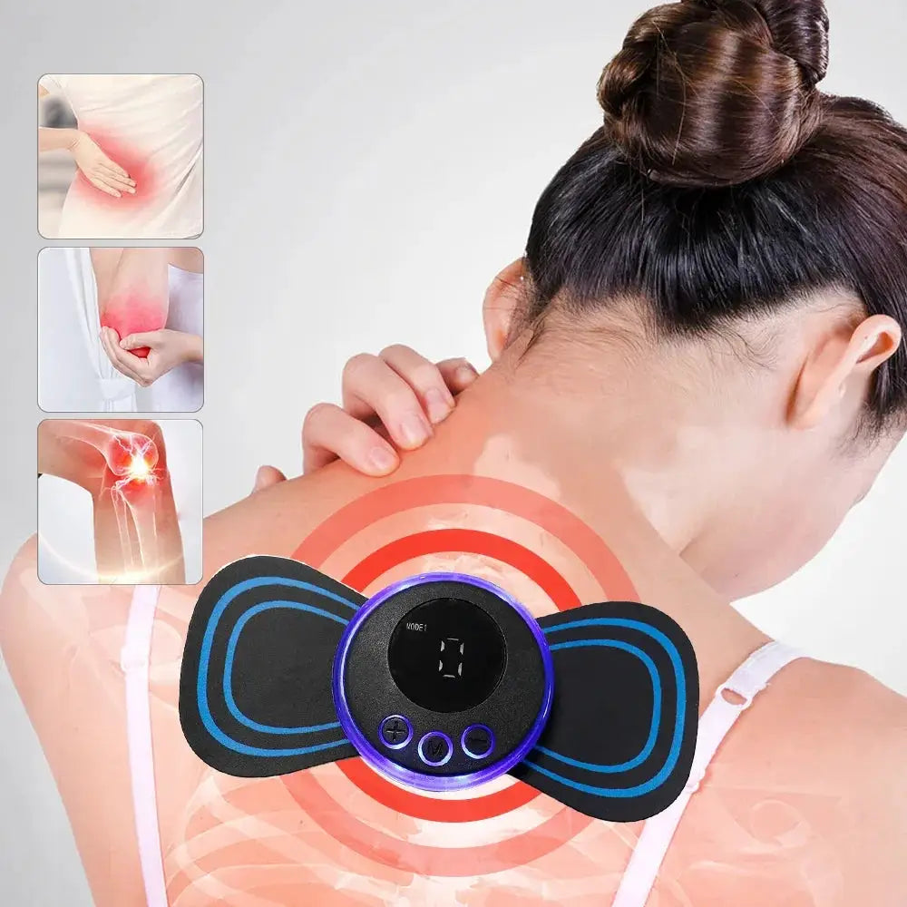 2 3 4Pcs Electric Smart Neck Massager Set 8 Modes 19 Levels