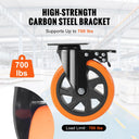 Secure Lock Swivel Plate Caster