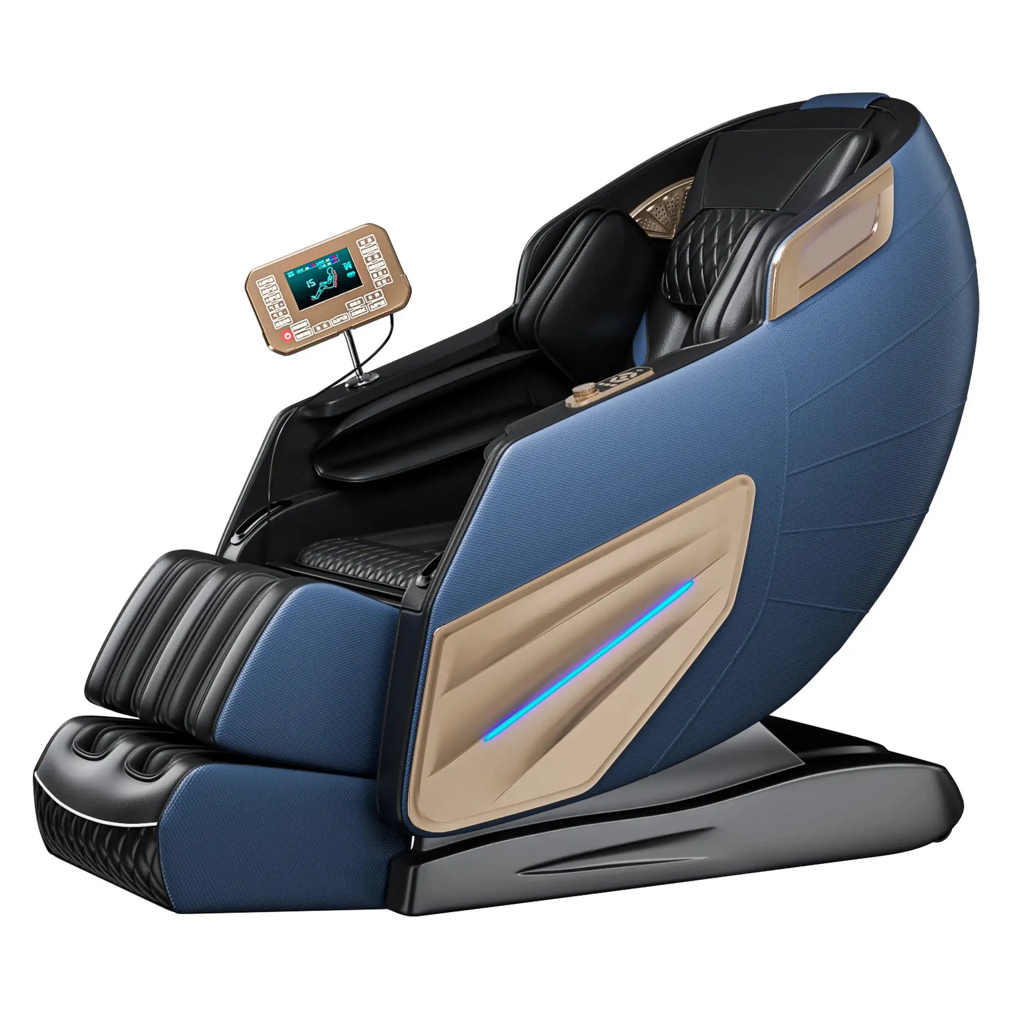 Luxury 8D Electric Shiatsu Massage Chair Zero Gravity Full Body Heat Foot Massage Home Comfort Relax Recliner For Family
