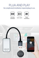 New 2 In1 Carplay Android Auto Glass Mirror Adapter Device