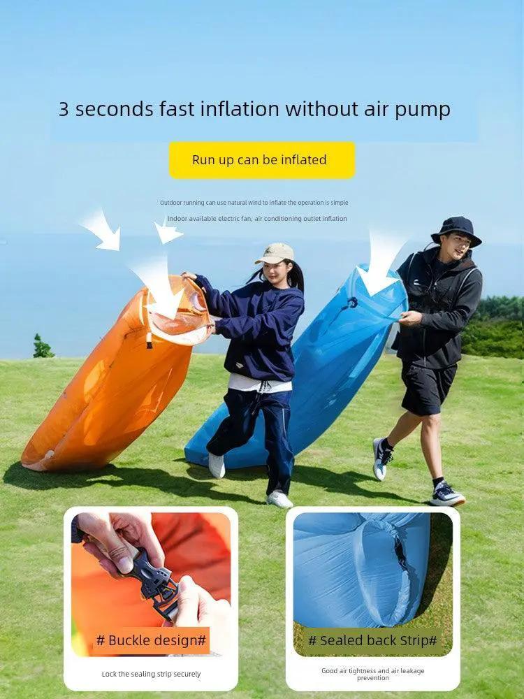 Inflatable Sofa Outdoor Camping Bean Bag Air Bed Portable