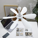 USB Ceiling Fan Efficient Silent Cooling Solution Portable
