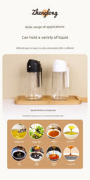 Glass Spray Oil Bottle Jar for Air Fryer Kitchen Use