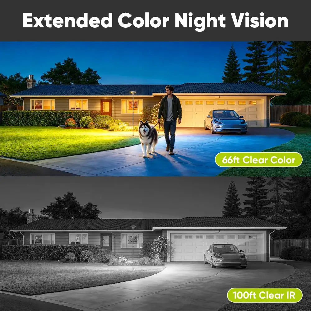 ANNKE 8MP 4K PoE Security Camera System, 8CH NVR Kit with AI Human/Vehicle Detection, 128° Wide Angle, Smart Dual-Light Night Vision, S+265 Compression, IP67, Remote Access