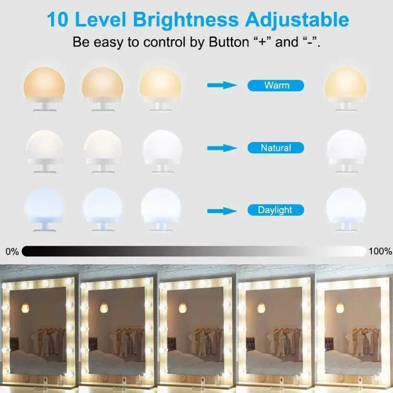 Vanity Mirror Lighting Kit Elevate Your Makeup Routine