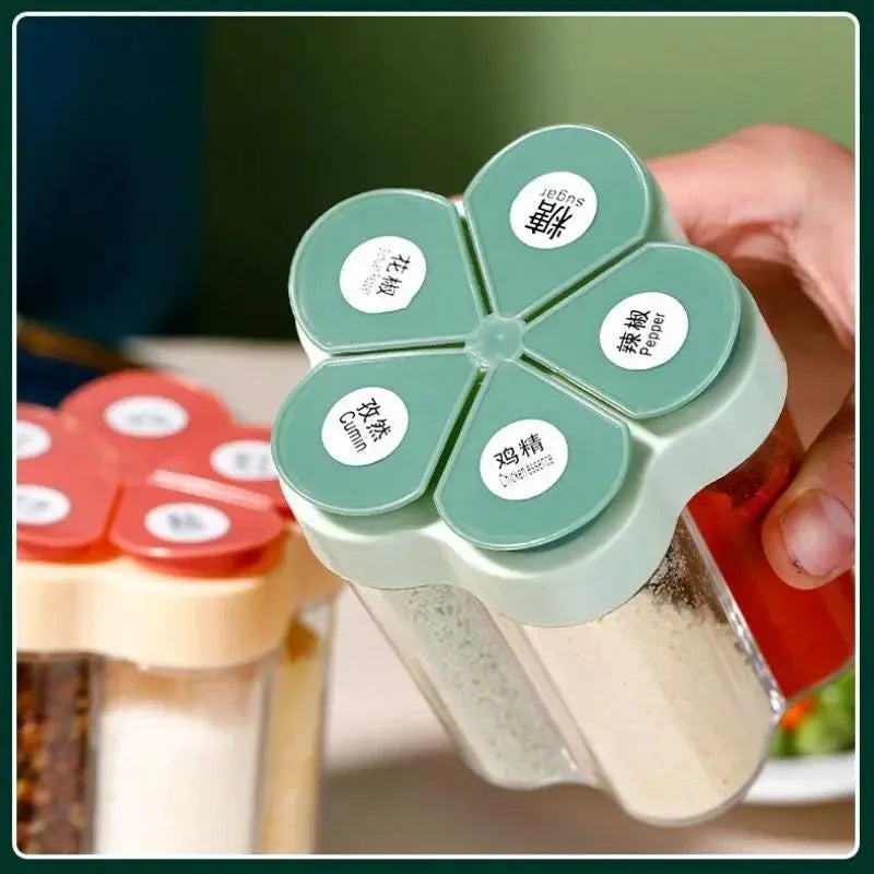 Five In One Spice Dispenser With Independent Openings