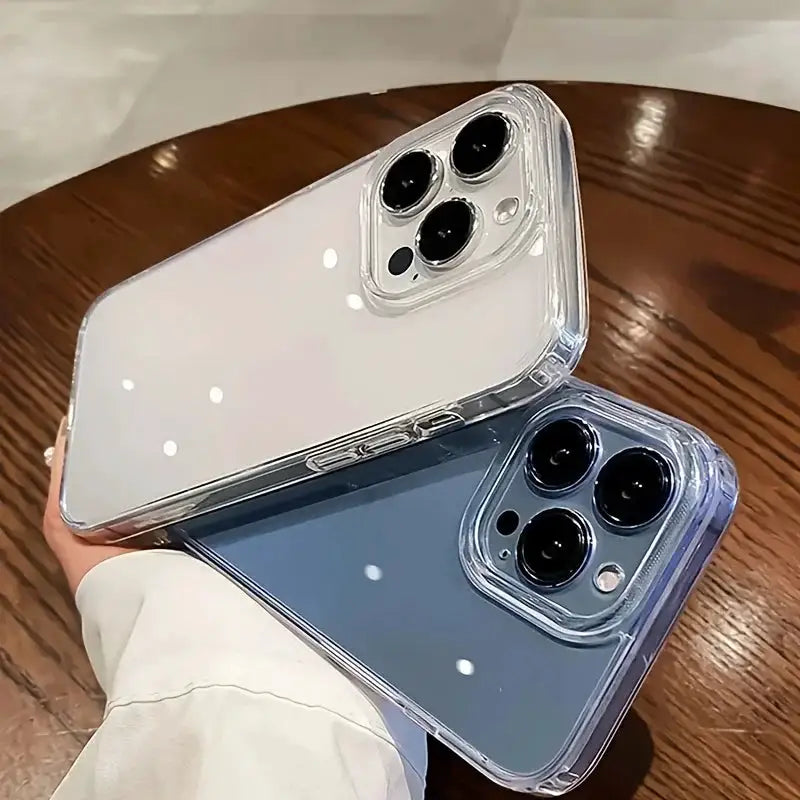 Ultra Thin Clear Acrylic Phone Case For iPhone 18 17 16 15 14 13 12 11 Pro Max Phone Back Cover Transparent Shockproof Cover
