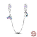 Real Sterling Silver Stars Moon