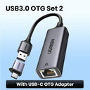 USB Ethernet Adapter: Fast Connection for Laptop and Switch