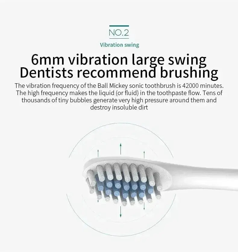 Deep Clean Six Speed Toothbrush for Home — product view 12