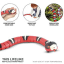 Engaging Smart Sensing Snake Toy for Cats Interactive Fun