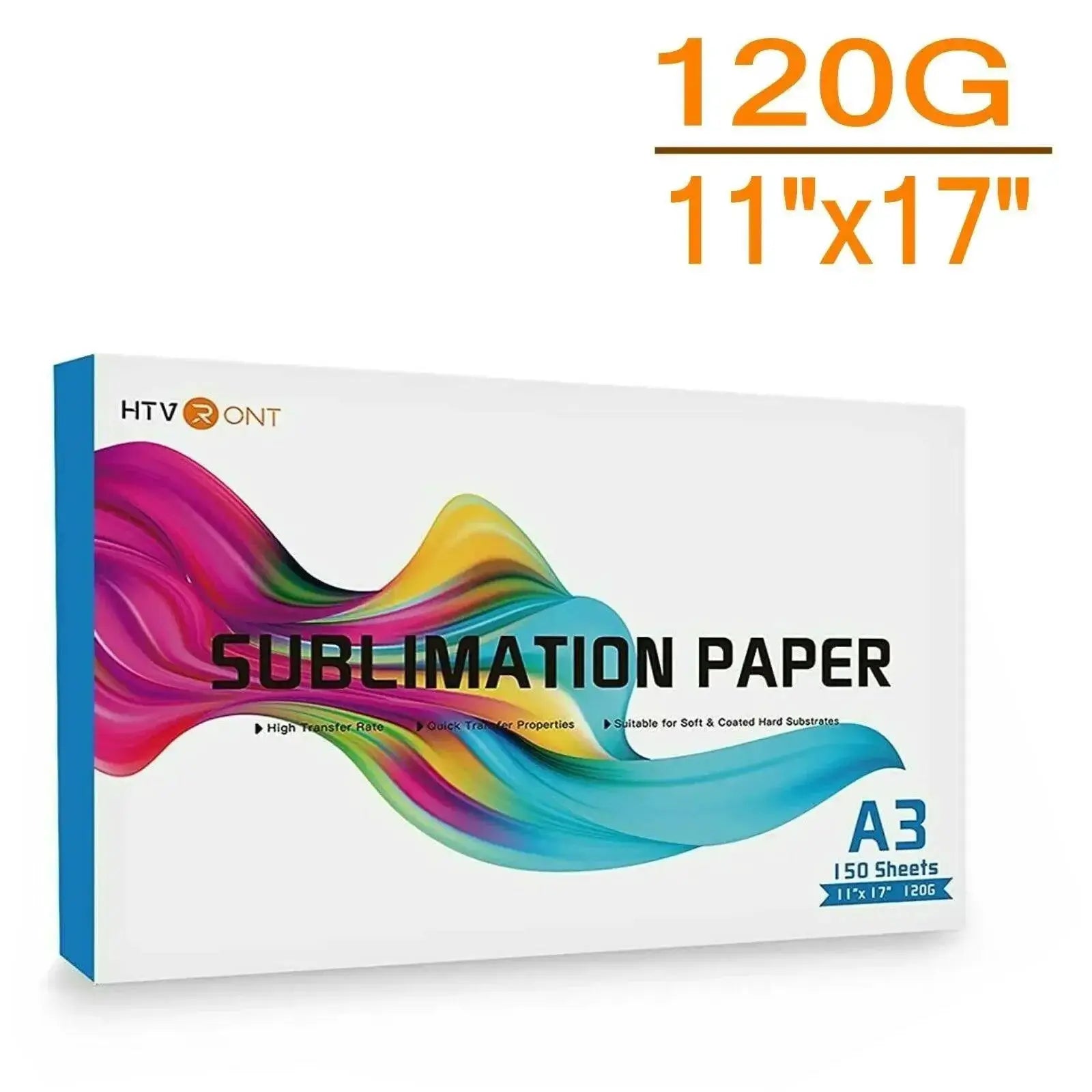 HTVRONT A3 150 Sheets Sublimation Paper for Inkjet Printing