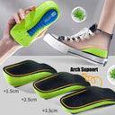 Height-Enhancing Arch Support Insoles for Comfort Boost