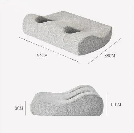 Ergonomic Memory Foam Pillow with Ear Hole for Side Sleepers
