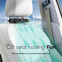 USB Headrest Fan Keeps Passengers Cool