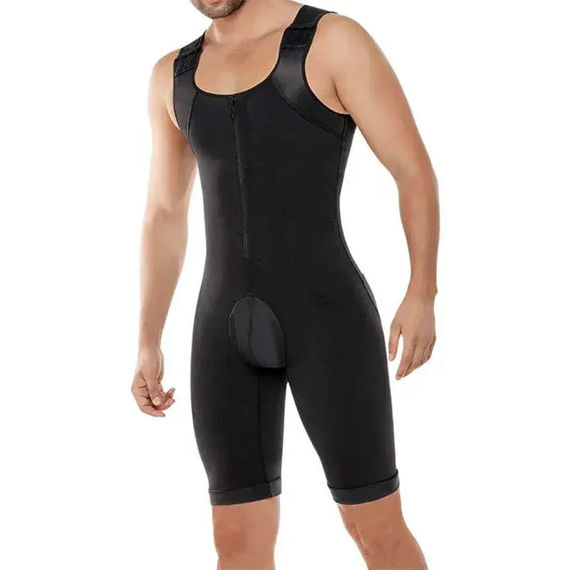 Mens 6XL Tummy Control Shaper Vest Slimming Bodysuit For Men