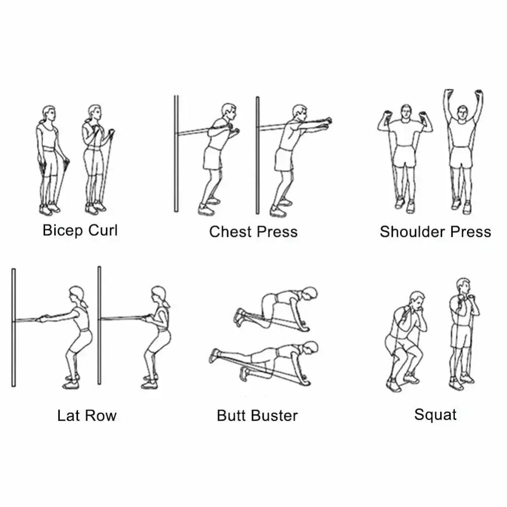 Strength Bands Set for Home Workouts — product view 15