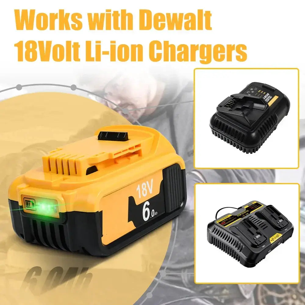 DCB200 20V High Capacity Li-ion Battery for Tools 9000mAh