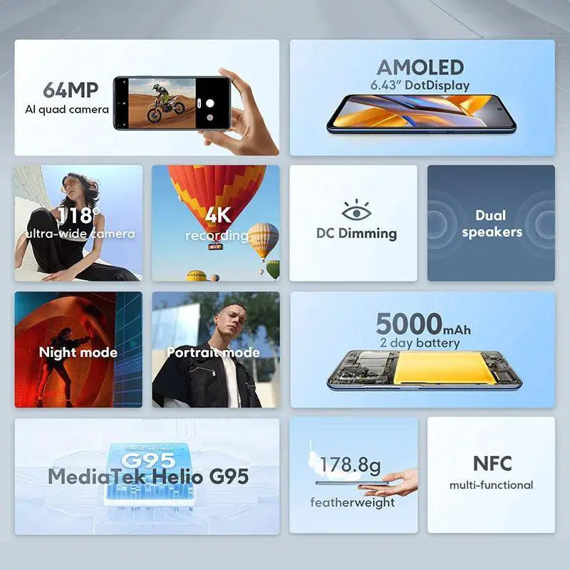 Poco M5s Global Version 64MP Quad Camera AMOLED 5000mAh