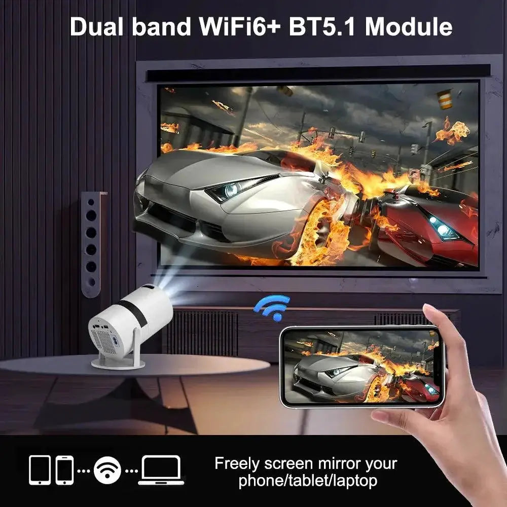 HY310W Mini Projector 5G WiFi Android 4K Beamer Portable