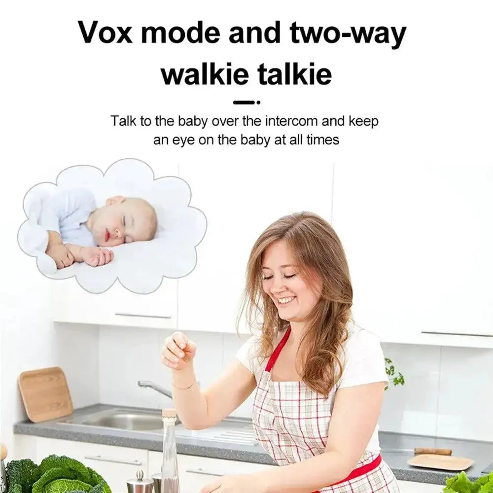 Smart Wireless Baby Monitor With Night Vision For Parents