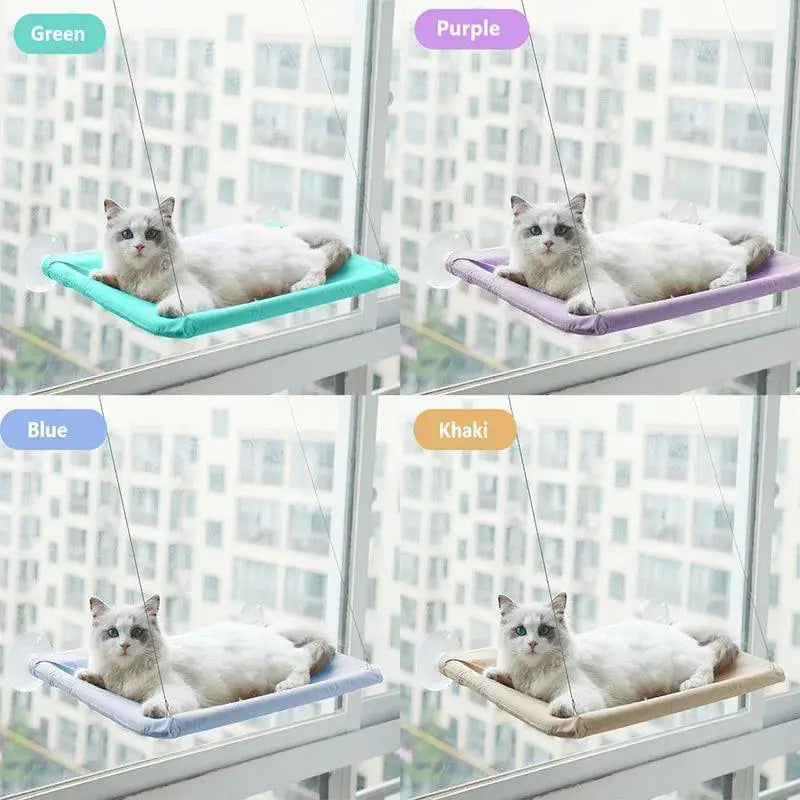 Cat Hammock Bed Sunny Window Seat Kitten Climbing Frame