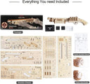 DIY Wooden Rubber Band Gun Puzzle Set