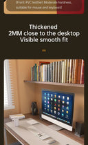 Home Office Large Mouse Pad Gamer Waterproof PU Leather Desk Mat