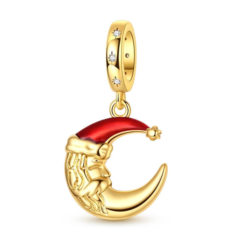 Merry Christmas Charm Bead Sterling
