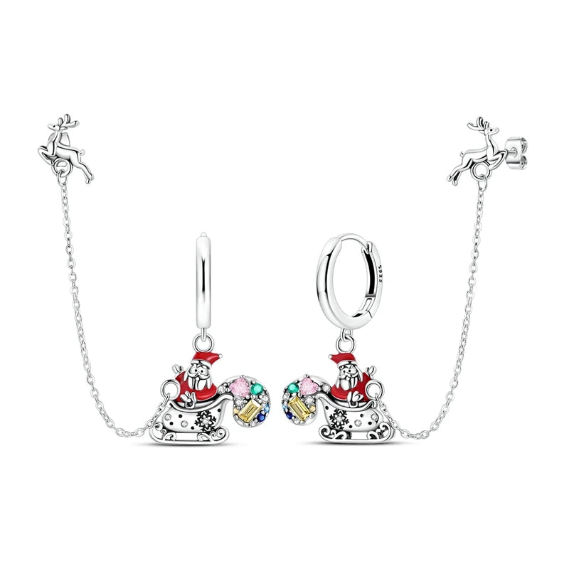 Sterling Silver Women's Earrings Golden