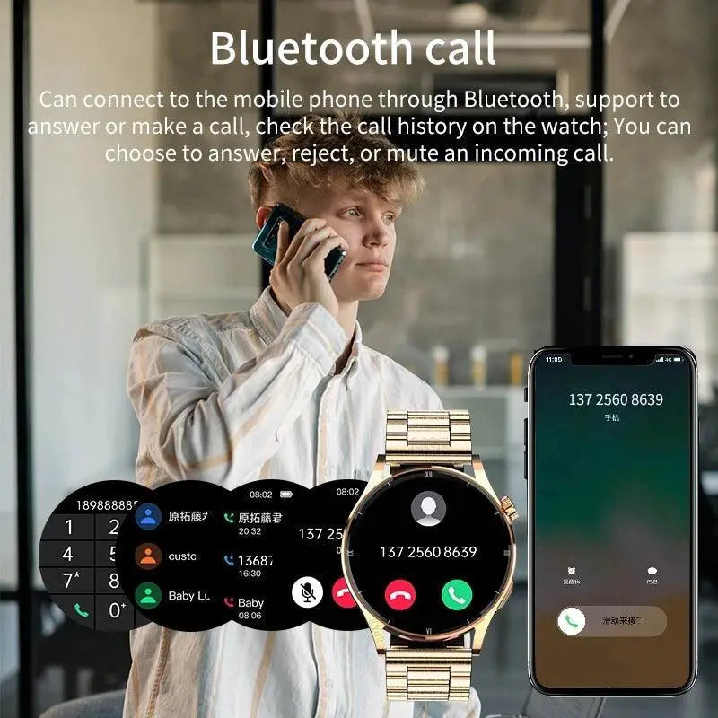 Health Monitoring Bluetooth Smartwatch Stay Fit and Connected