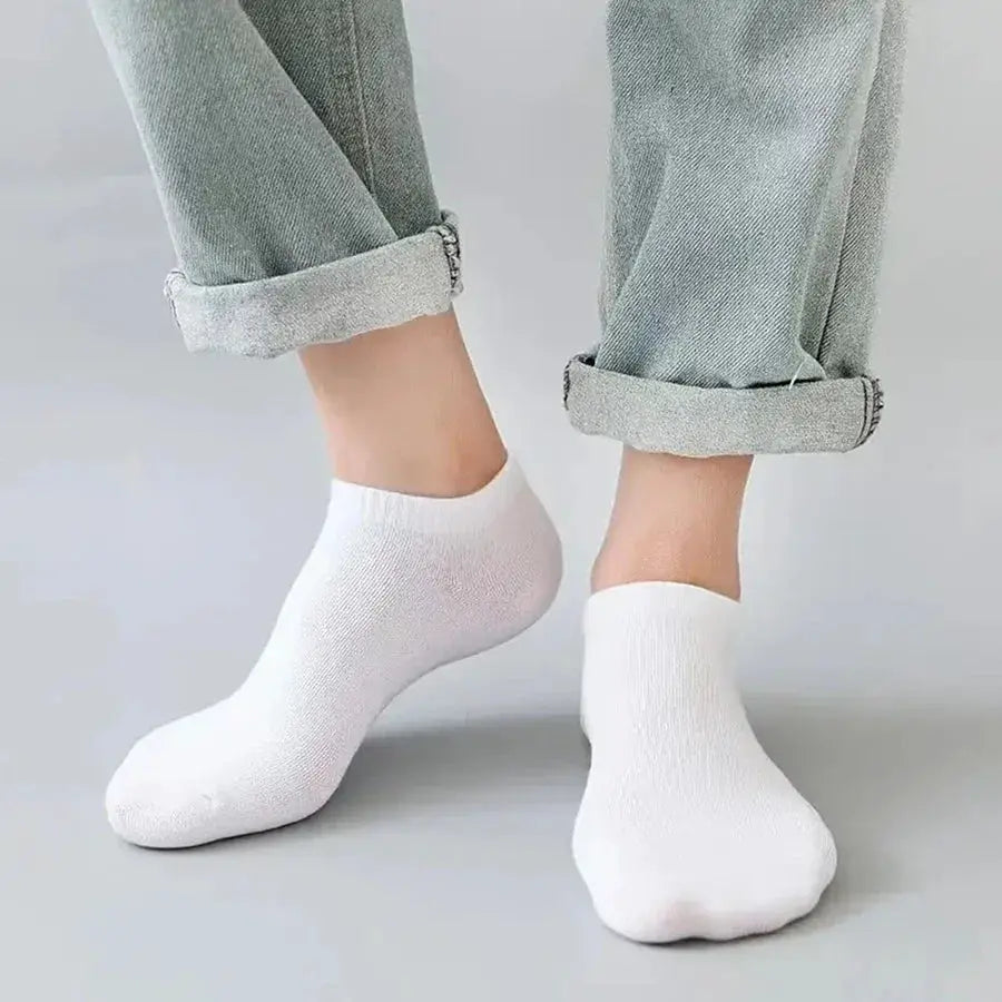 Mens Premium Ankle Boat Socks Comfort Style Odor Control
