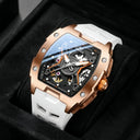 Men Mechanical Skeleton Dial Watch