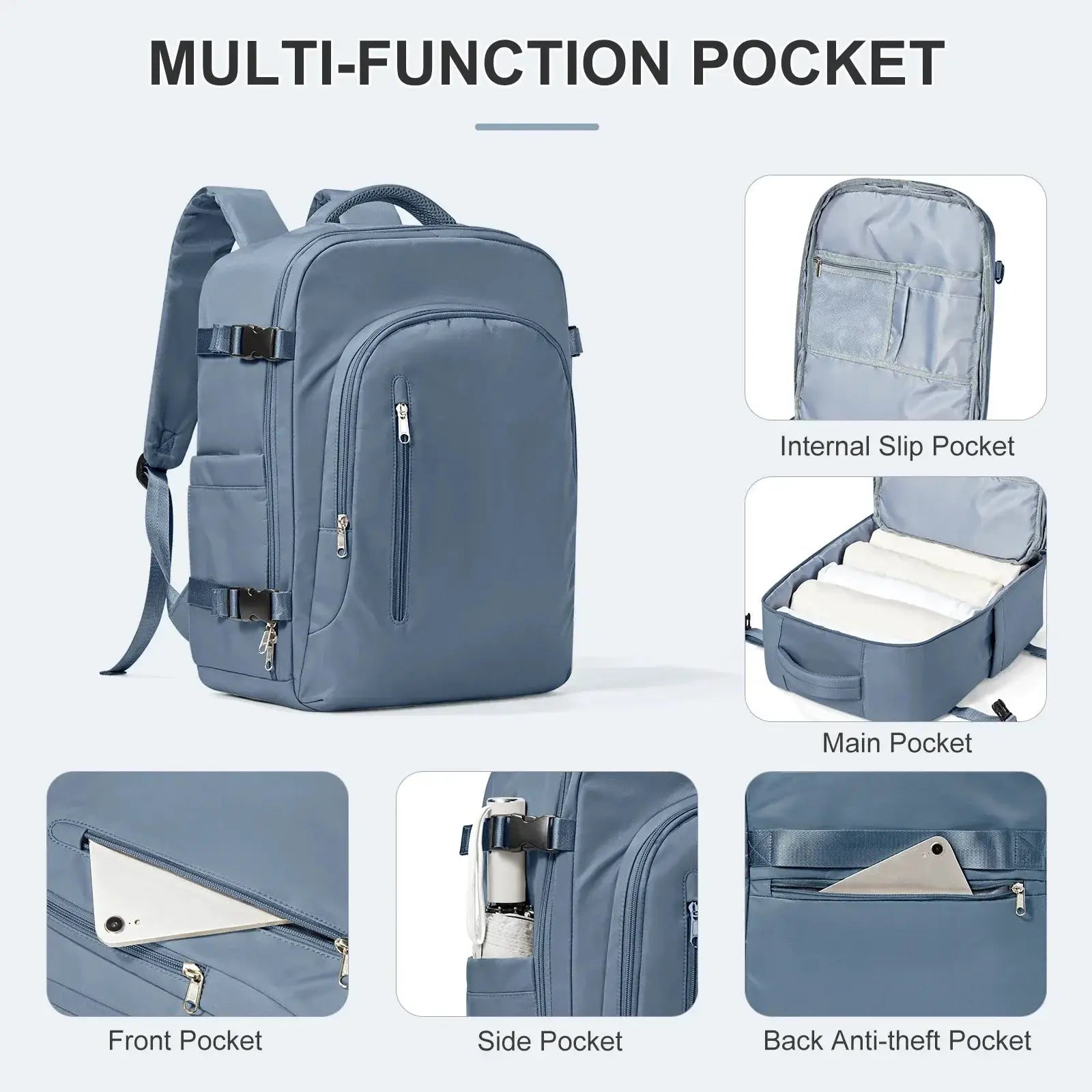 Laptop Bag Travel Backpack For Women Large Capacity Ryanair - OurLum.com