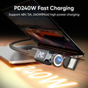Magnetic USB-C Adapter for Convenient Charging
