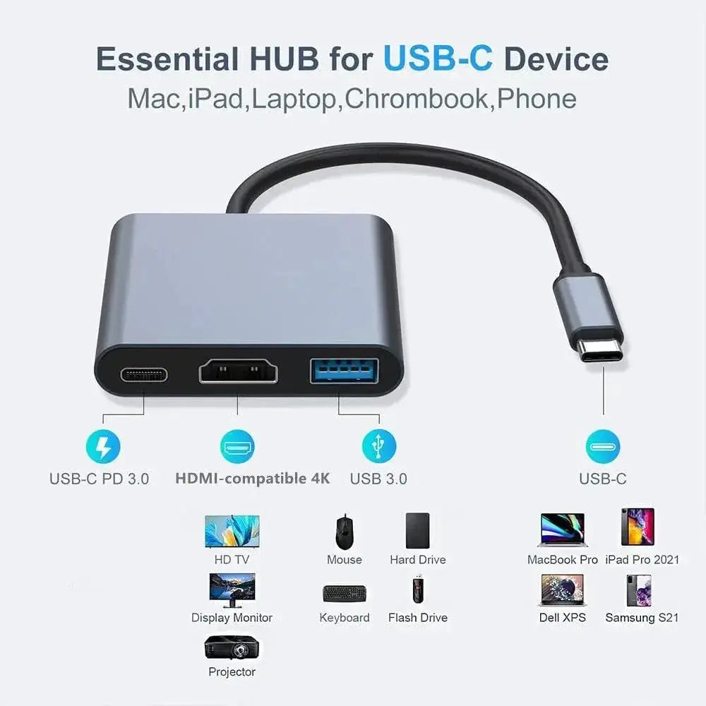 Ultimate USB C Hub 4K HDMI MacBook Pro Docking Station