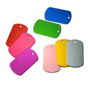 Aluminum Customized Pet ID Tags Personalized Dog Tag Set